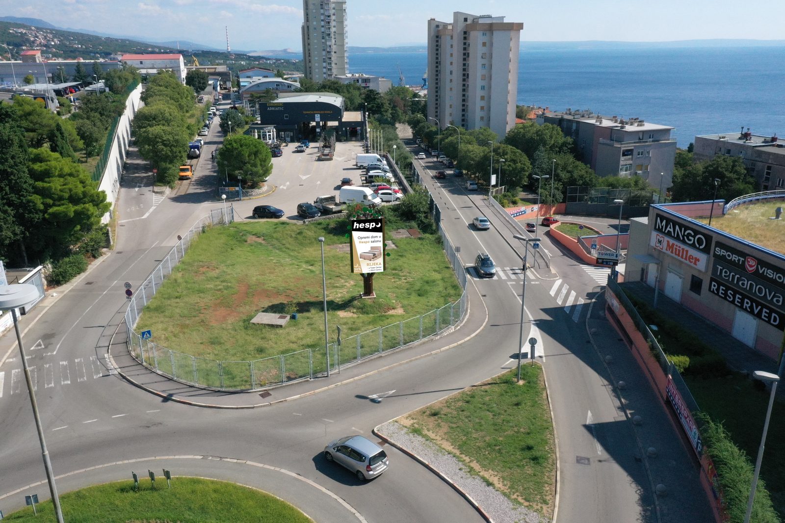 LED ploha Mandis Digital Park na lokaciji Tower u Rijeci