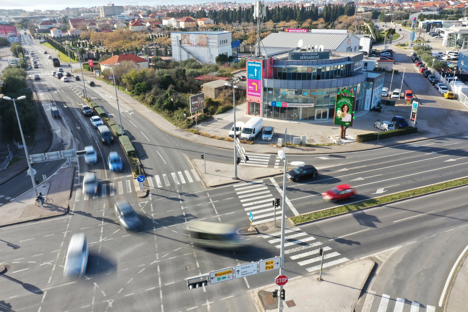 Lokacija Gaženica u Zadru