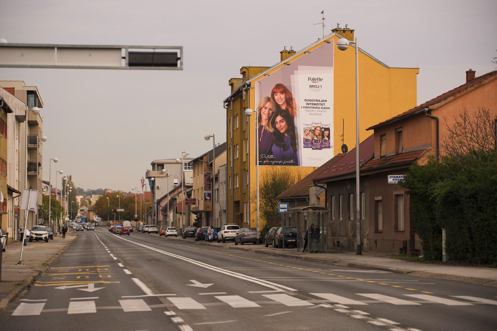 Wallscape na pročelju u Ilici 375 u Zagrebu